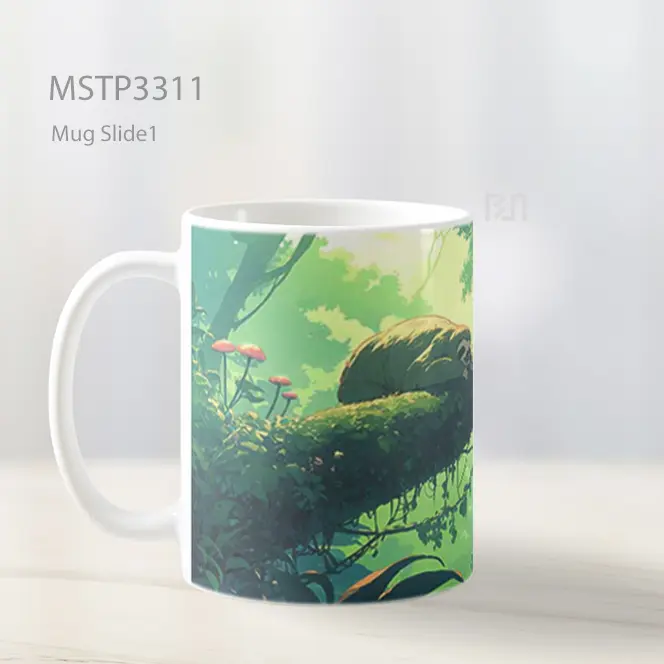 Hewan Di Pohon Hujan Mug MSTP3311 - All-side / Desain