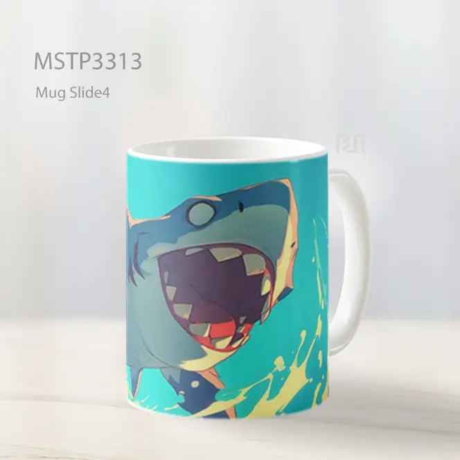 Hiu Kartun Ceria Mug MSTP3313