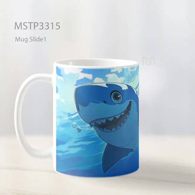 Hiu Ramah Mug MSTP3315 - All-side / Desain