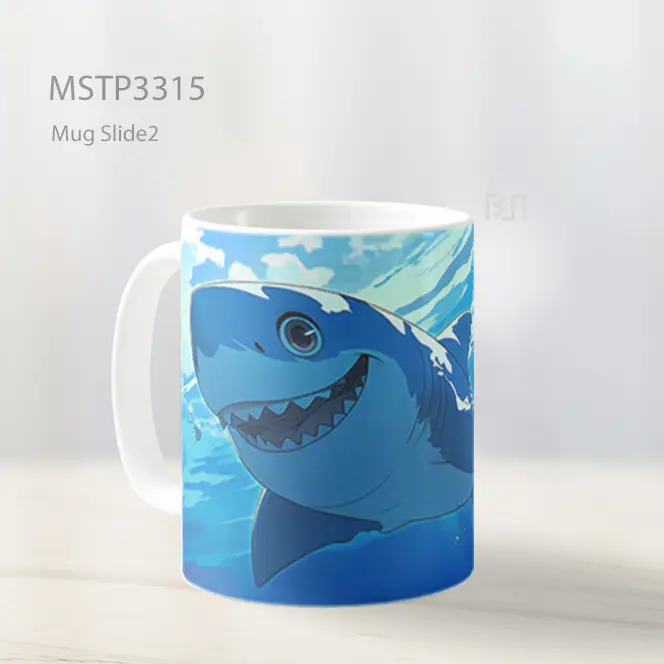 Hiu Ramah Mug MSTP3315 - All-side / Desain