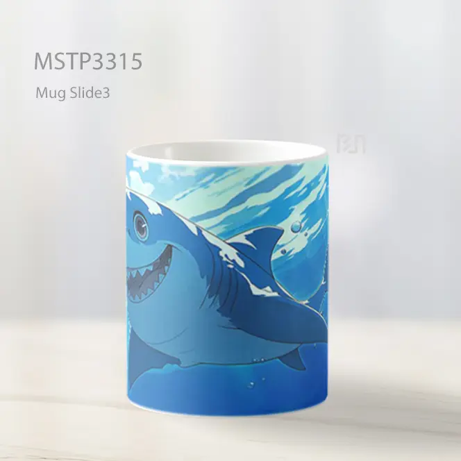 Hiu Ramah Mug MSTP3315 - All-side / Desain