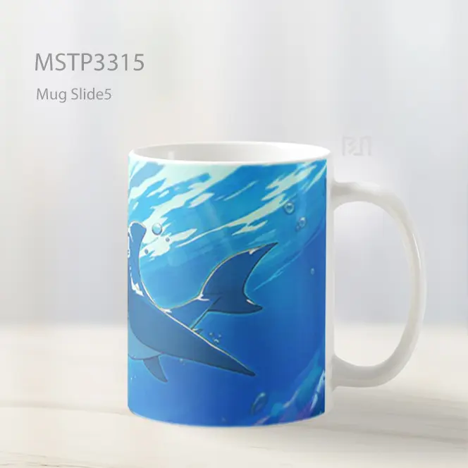 Hiu Ramah Mug MSTP3315 - All-side / Desain