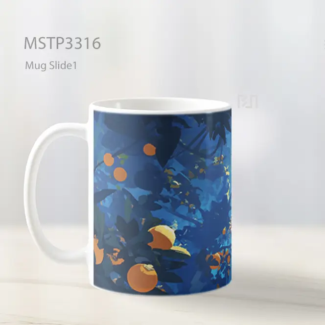 Hutan Ajaib Dengan Buah Bersinar Mug MSTP3316 - All-side / Desain