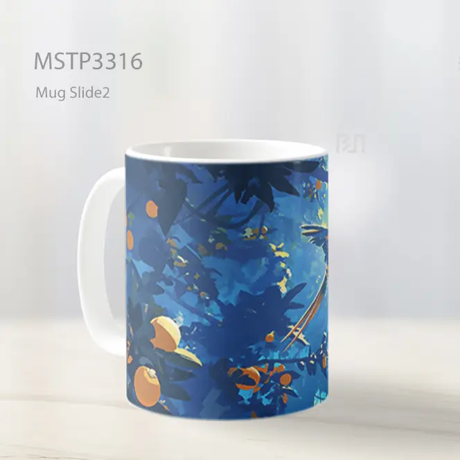 Hutan Ajaib Dengan Buah Bersinar Mug MSTP3316 - All-side / Desain