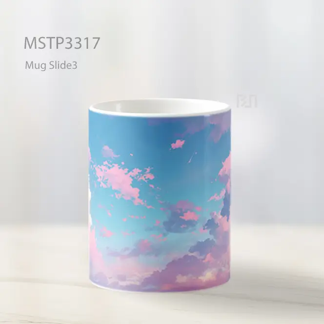 Hutan Biru Magis Mug MSTP3317 - All-side / Desain
