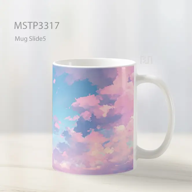 Hutan Biru Magis Mug MSTP3317 - All-side / Desain