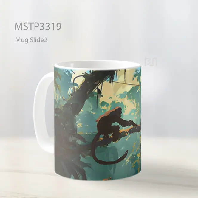 Hutan Fantasi Mug MSTP3319 - All-side / Desain