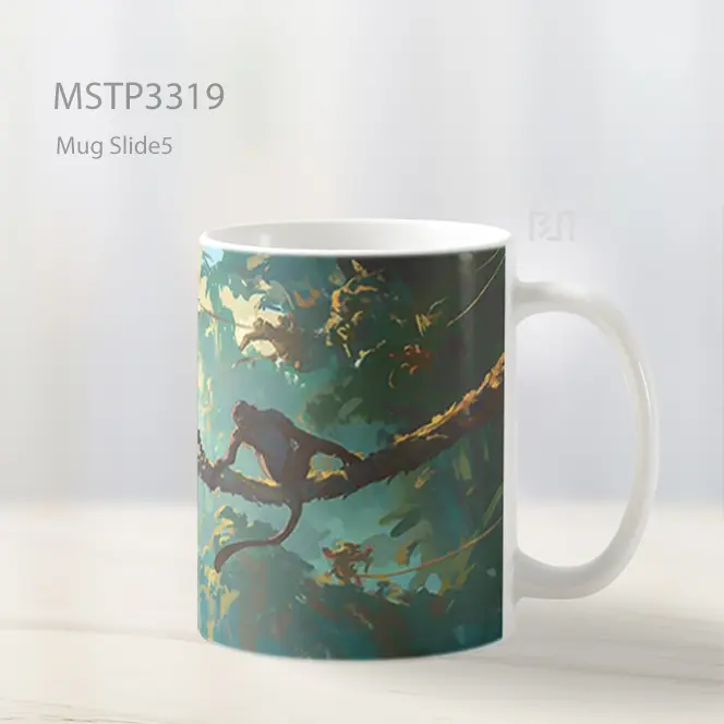 Hutan Fantasi Mug MSTP3319 - All-side / Desain