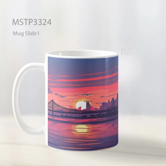 Jembatan Senja Mug MSTP3324 - All-side / Desain
