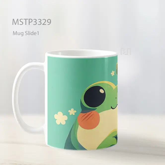 Katak Imut Tersenyum Mug MSTP3329 - All-side / Desain