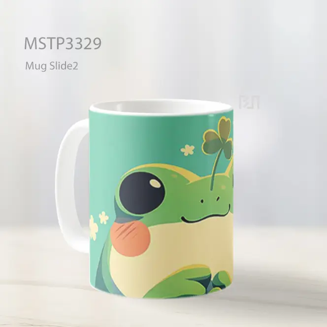 Katak Imut Tersenyum Mug MSTP3329 - All-side / Desain