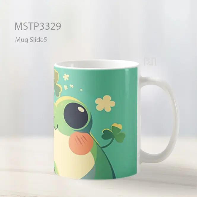 Katak Imut Tersenyum Mug MSTP3329 - All-side / Desain