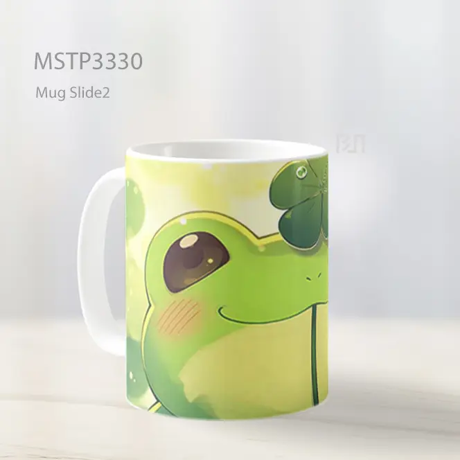 Katak Lucu Beruntung Mug MSTP3330 - All-side / Desain
