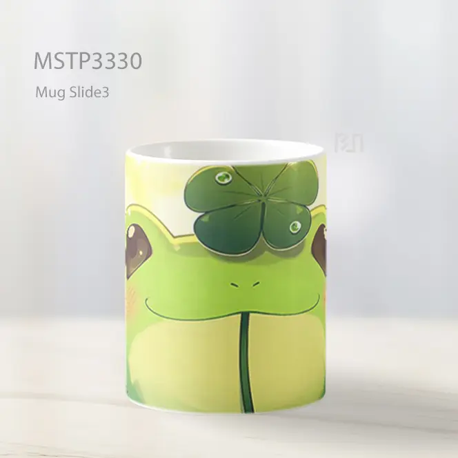 Katak Lucu Beruntung Mug MSTP3330 - All-side / Desain