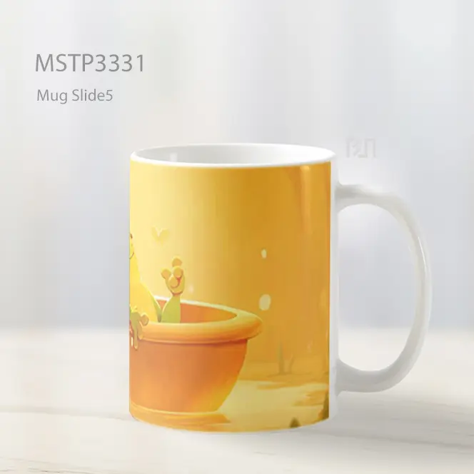Katak Mandi Di Bak Kayu Mug MSTP3331 - All-side / Desain