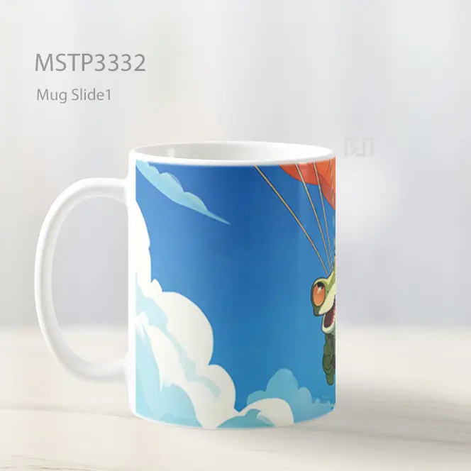 Katak Paralayang Mug MSTP3332 - All-side / Desain