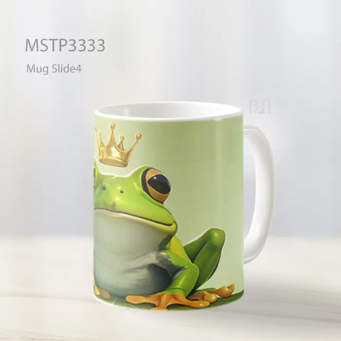 Katak Raja Dengan Mahkota Emas Mug MSTP3333