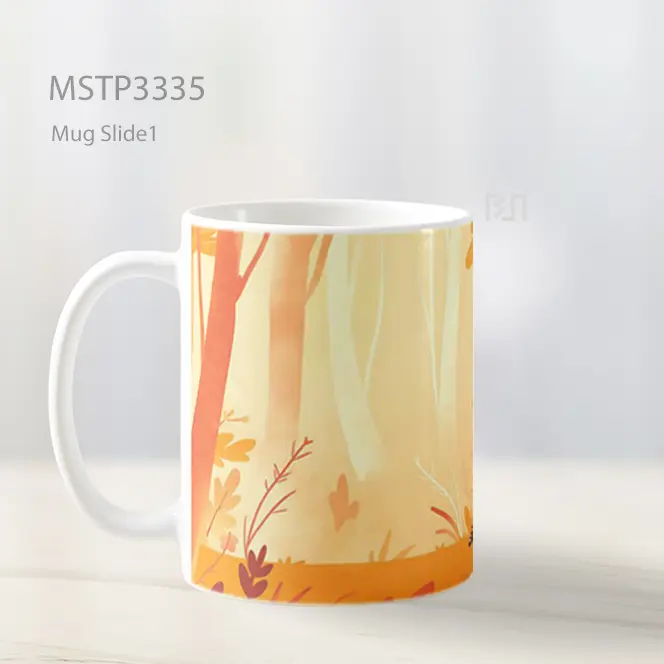 Kelinci Membaca Mug MSTP3335 - All-side / Desain