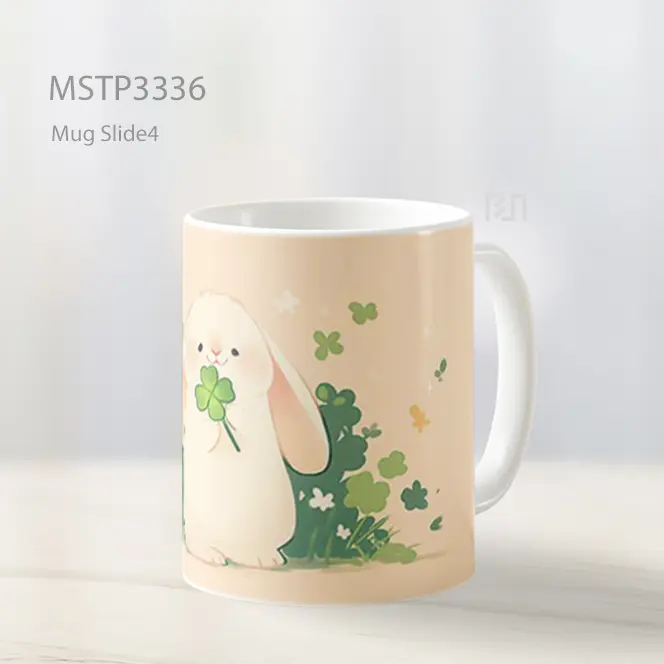 Kelinci Putih Imut Mug MSTP3336