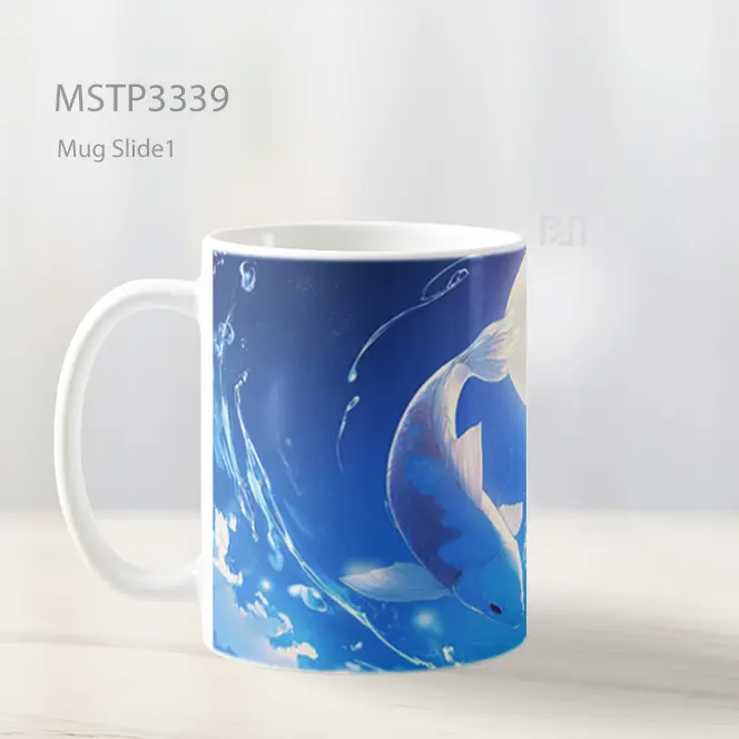 Koi Bulan Mug MSTP3339 - All-side / Desain