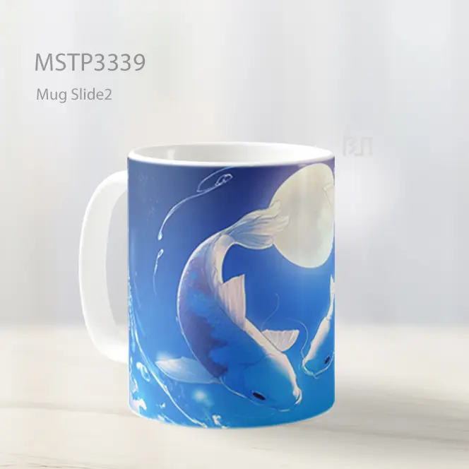 Koi Bulan Mug MSTP3339 - All-side / Desain