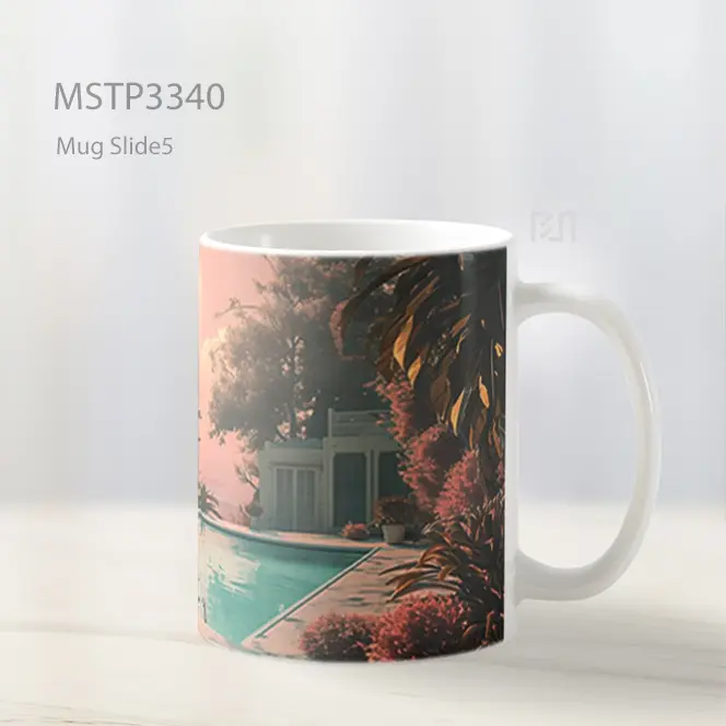 Kolam Malam Tropis Mug MSTP3340 - All-side / Desain