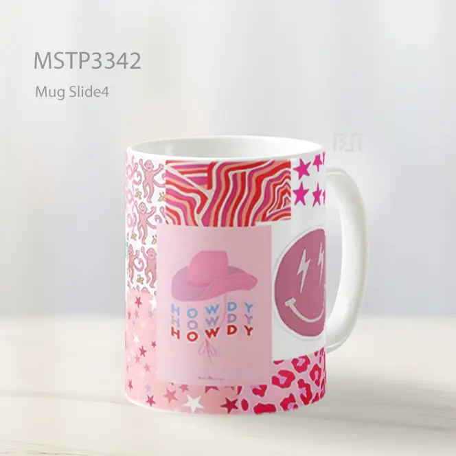 Kolase Cinta Pink Mug MSTP3342