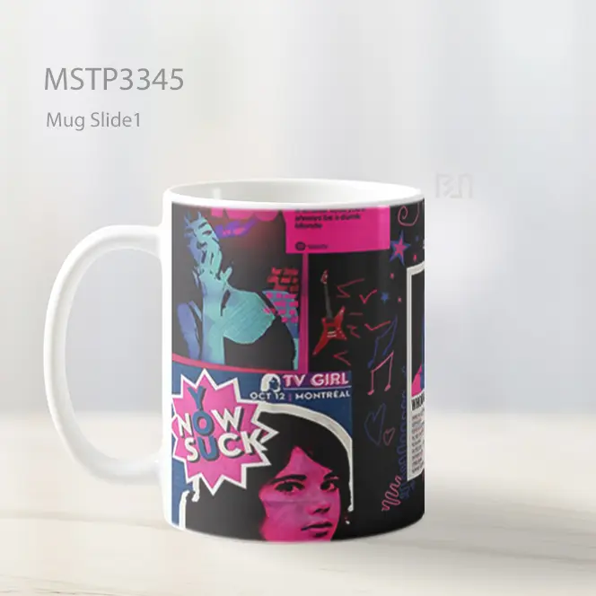 Kolase Pop Retro Mug MSTP3345 - All-side / Desain
