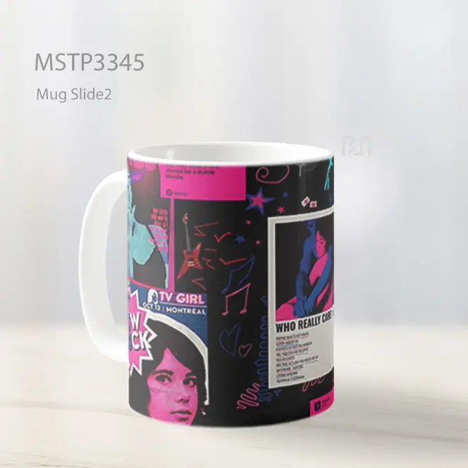 Kolase Pop Retro Mug MSTP3345 - All-side / Desain
