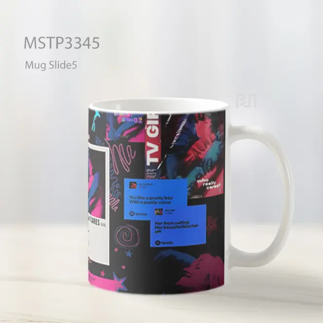 Kolase Pop Retro Mug MSTP3345 - All-side / Desain