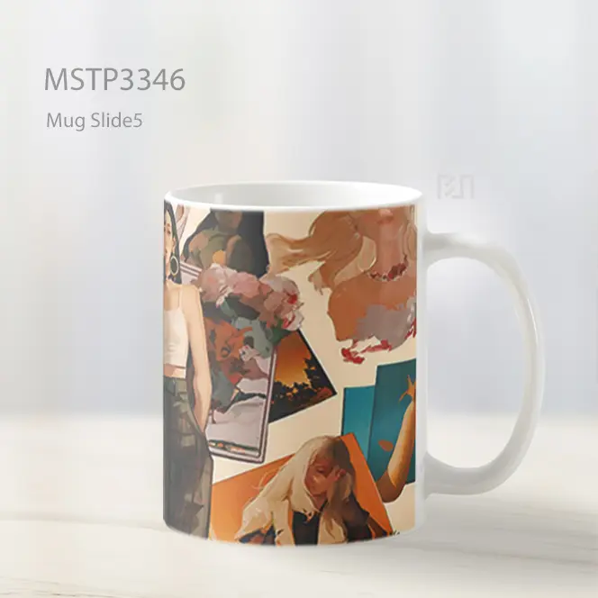 Kolase Wanita Modis Mug MSTP3346 - All-side / Desain