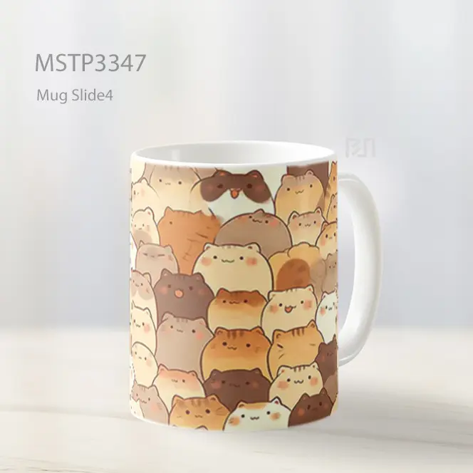 Koloni Kucing Lucu Mug MSTP3347