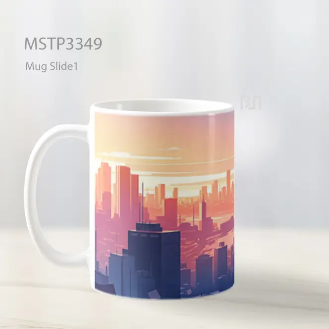 Kota Modern Mug MSTP3349 - All-side / Desain