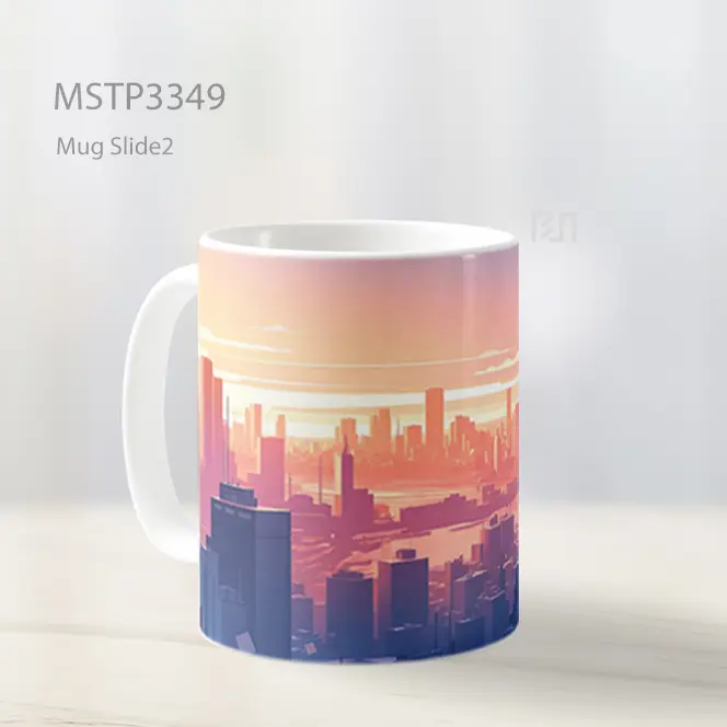 Kota Modern Mug MSTP3349 - All-side / Desain