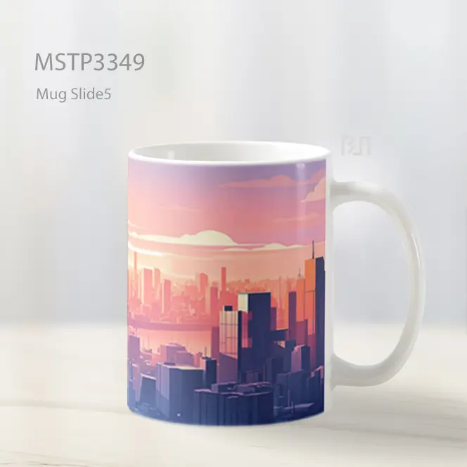 Kota Modern Mug MSTP3349 - All-side / Desain