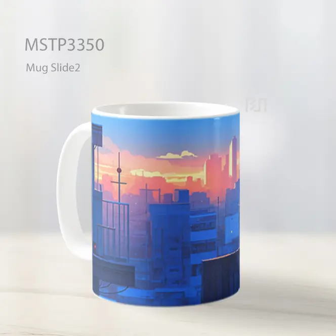 Kota Senja Lembut Mug MSTP3350 - All-side / Desain