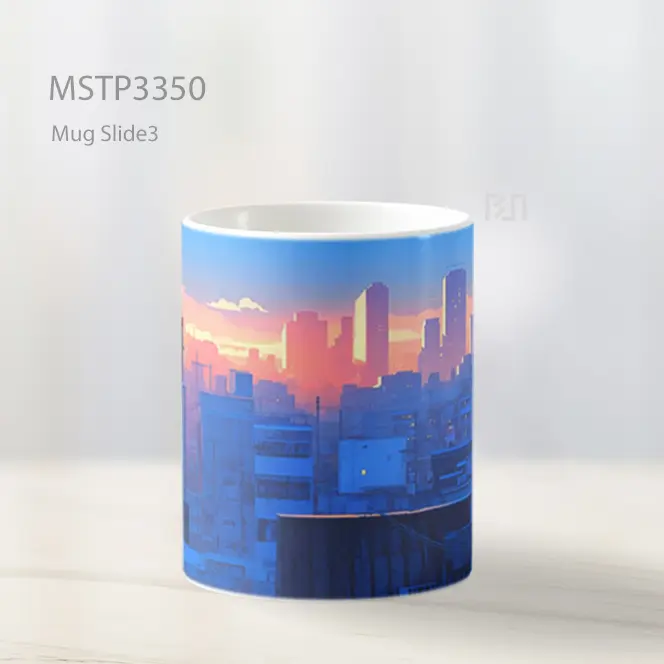 Kota Senja Lembut Mug MSTP3350 - All-side / Desain