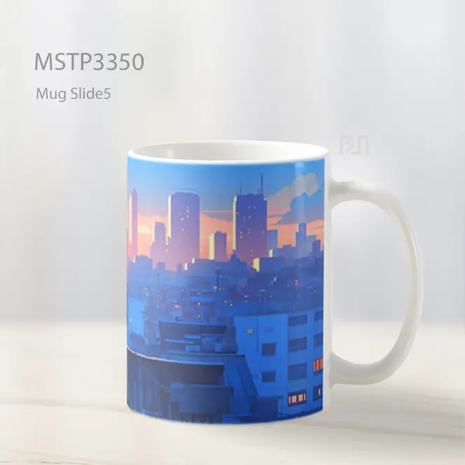Kota Senja Lembut Mug MSTP3350 - All-side / Desain
