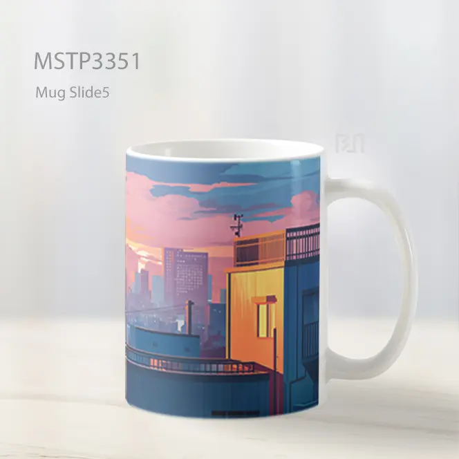 Kota Senja Mug MSTP3351 - All-side / Desain