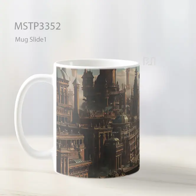 Kota Steampunk Mug MSTP3352 - All-side / Desain