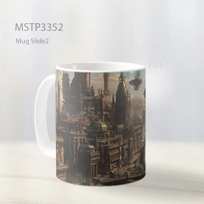 Kota Steampunk Mug MSTP3352 - All-side / Desain