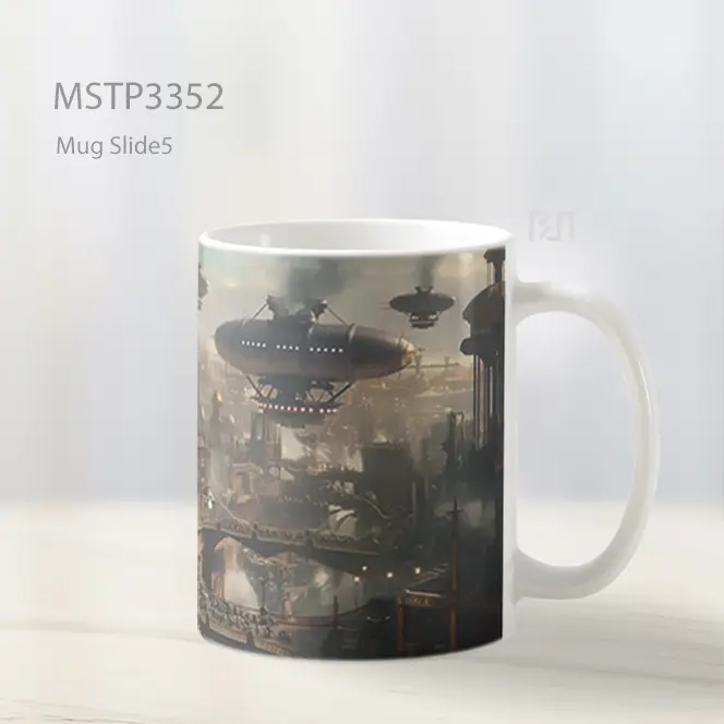 Kota Steampunk Mug MSTP3352 - All-side / Desain
