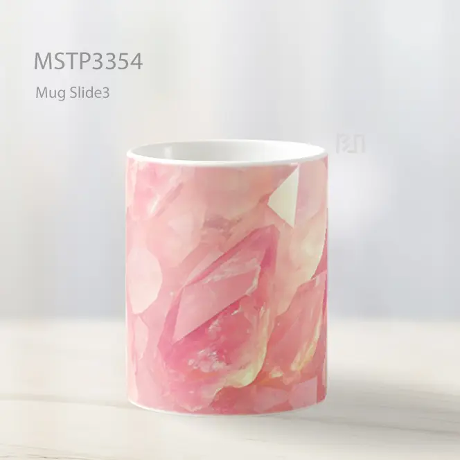 Kristal Pink Mug MSTP3354 - All-side / Desain