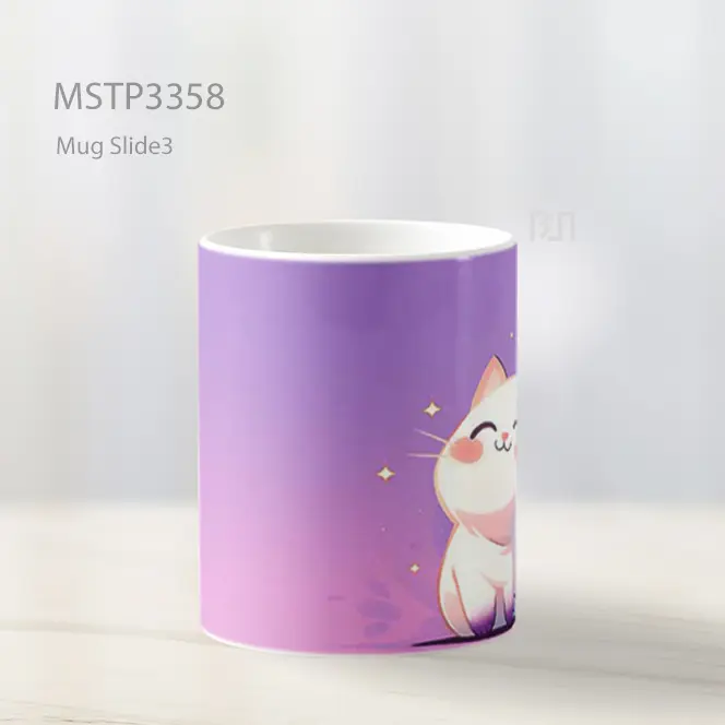 Kucing Bahagia Mug MSTP3358 - All-side / Desain