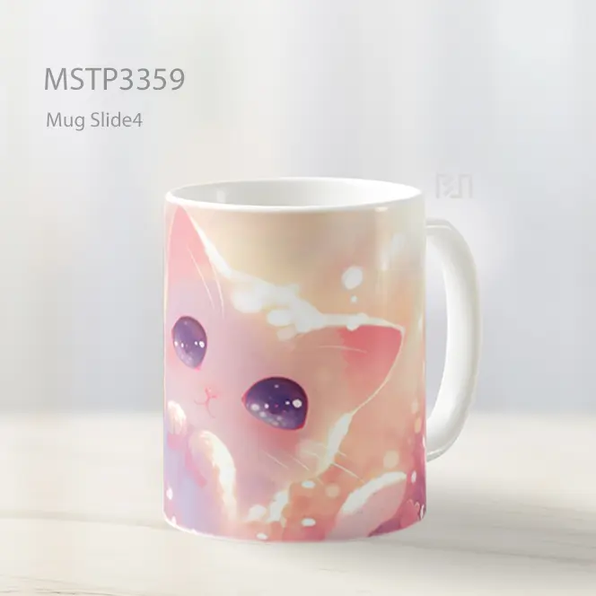 Kucing Bermata Besar Mug MSTP3359