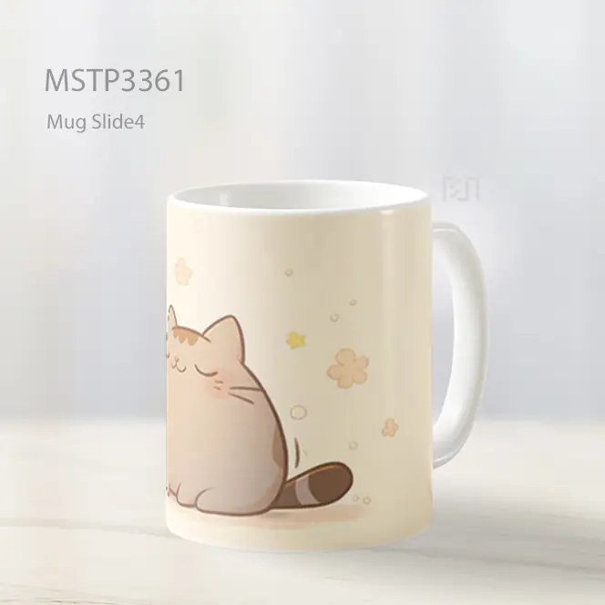 Kucing Bundar Mug MSTP3361