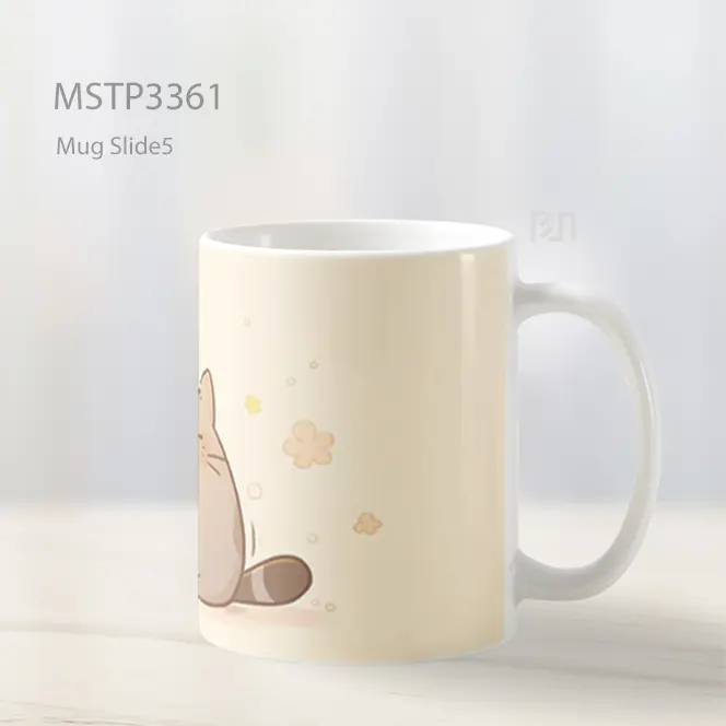 Kucing Bundar Mug MSTP3361 - All-side / Desain