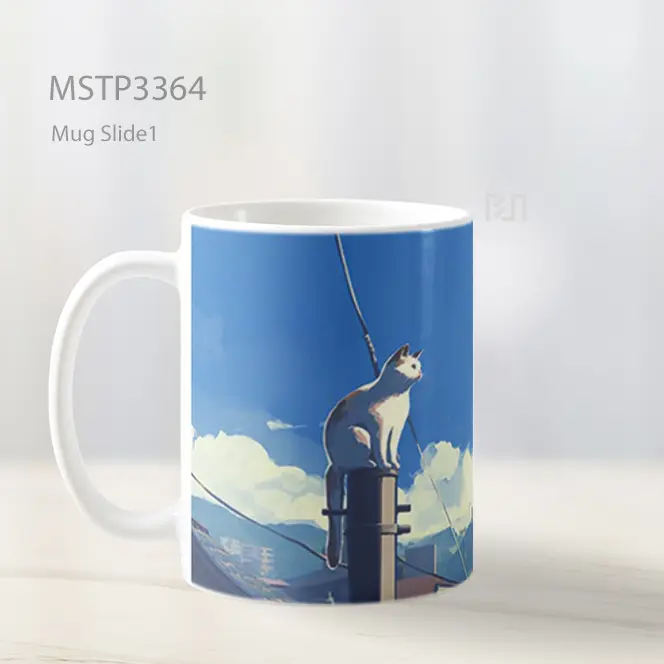 Kucing Di Atap Mug MSTP3364 - All-side / Desain