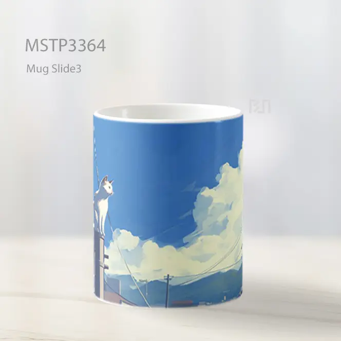 Kucing Di Atap Mug MSTP3364 - All-side / Desain