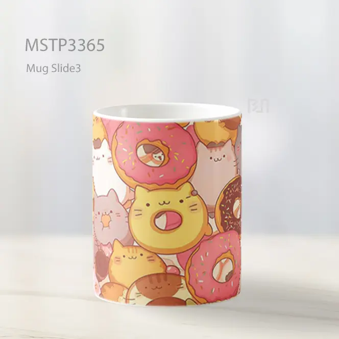 Kucing Donat Mug MSTP3365 - All-side / Desain
